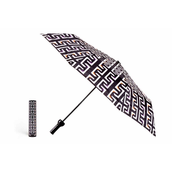 Vinrella Umbrella In a Bottle Must Have Black & White Chic H Designer Umbrella - Picture 2 of 6